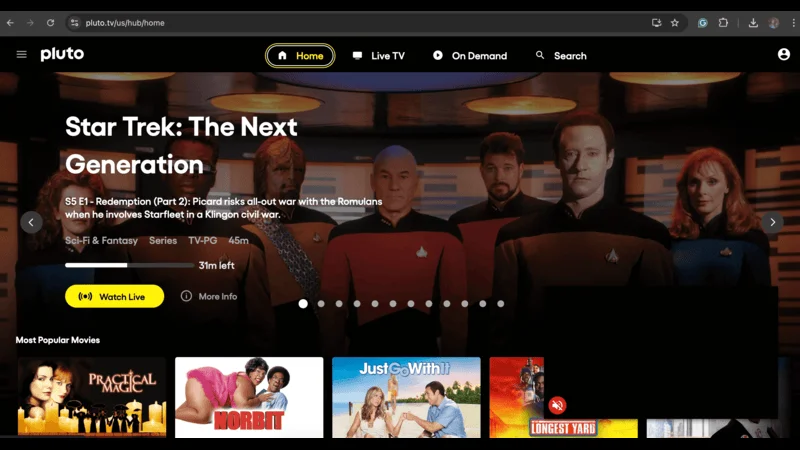 Pluto TV FireStick App Features